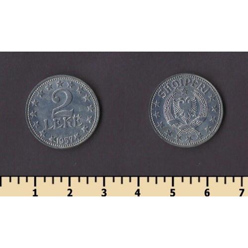 Албания 2 лека 1957