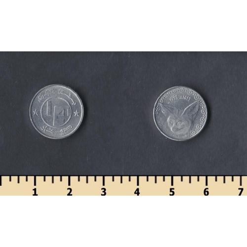 Алжир 1/4 динара 1992