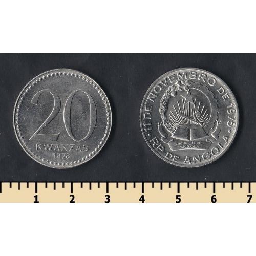 Ангола 20 кванза 1978