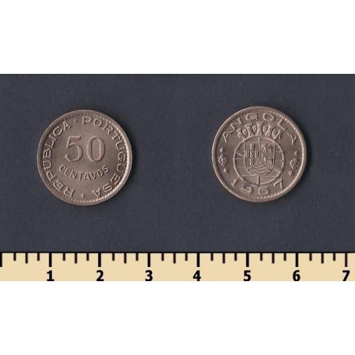 Ангола 50 сентаво 1957