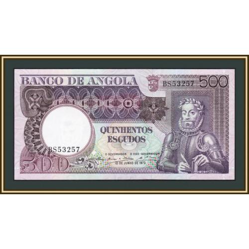Ангола 500 эскудо 1973 P-107 (107a) a-UNC