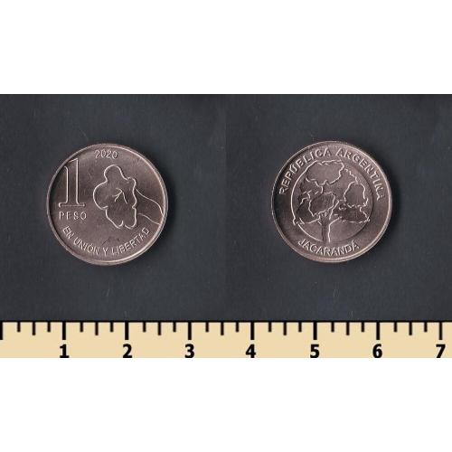Аргентина 1 песо 2020