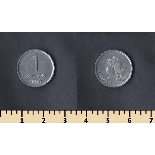 Аргентина 1 сентаво 1983