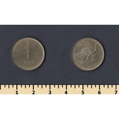 Аргентина 1 сентаво 1987