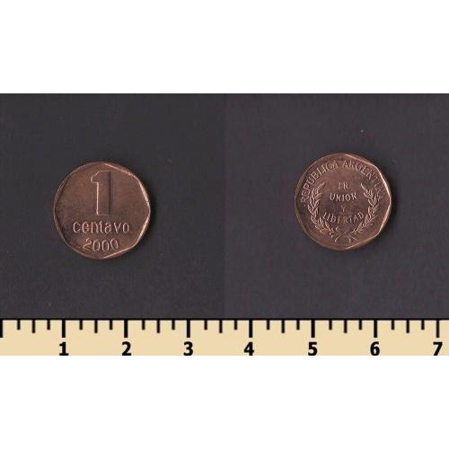 Аргентина 1 сентаво 2000