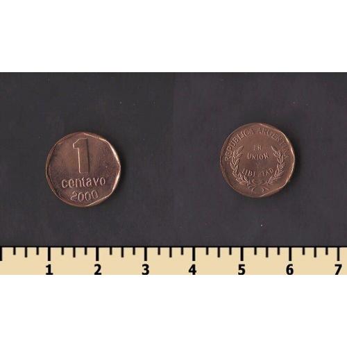 Аргентина 1 сентаво 2000