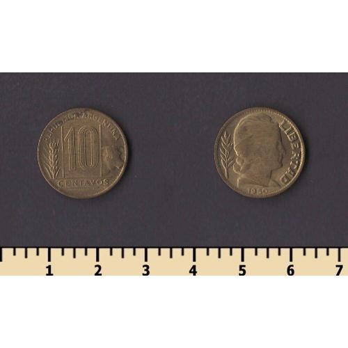 Аргентина 10 сентаво 1950