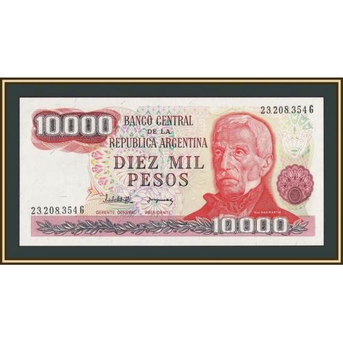 Аргентина 10000 песо 1982-1983 P-306 (306b) UNC