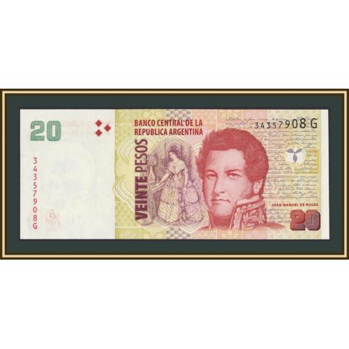 Аргентина 20 песо 2018 P-355 (355с.1) UNC