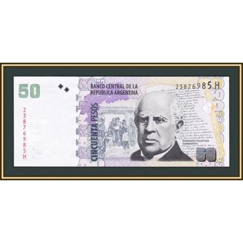 Аргентина 50 песо 2011-2013 P-356 (356a.6) UNC