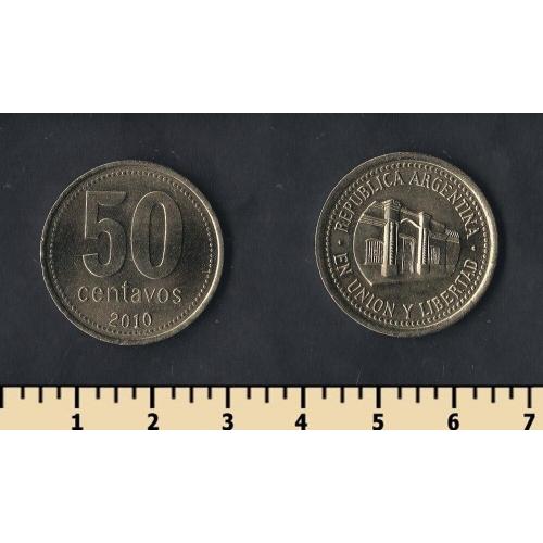 Аргентина 50 сентаво 2010