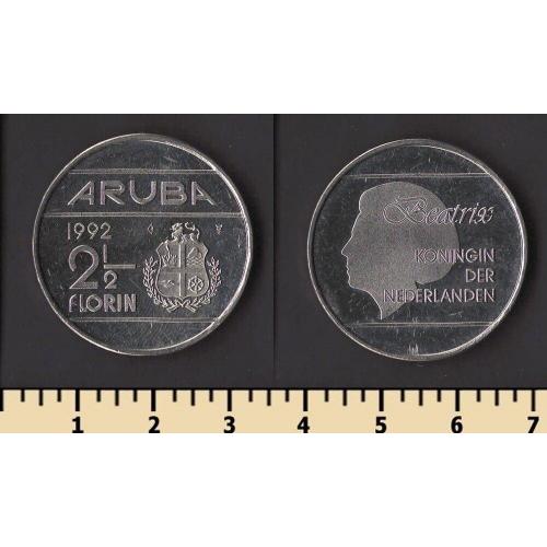 Аруба 2 1/2 флорина 1992