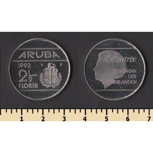 Аруба 2 1/2 флорина 1992