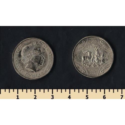 Австралия 1 доллар 2015