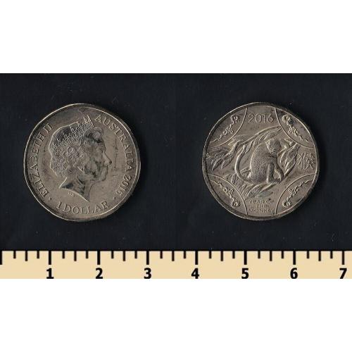 Австралия 1 доллар 2016