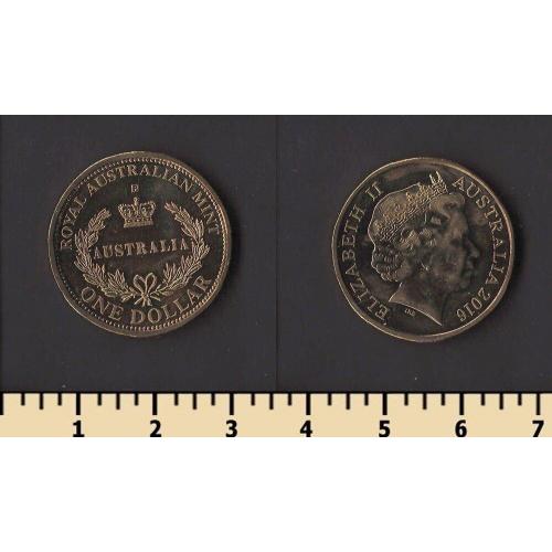 Австралия 1 доллар 2016