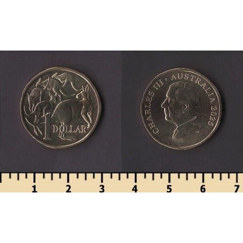 Австралия 1 доллар 2025