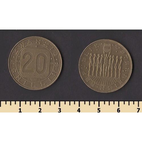 Австрия 20 шиллингов 1980