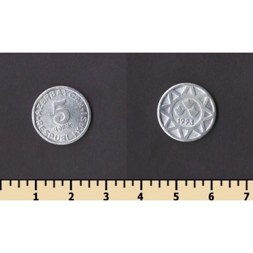 Азербайджан 5 кепик 1993