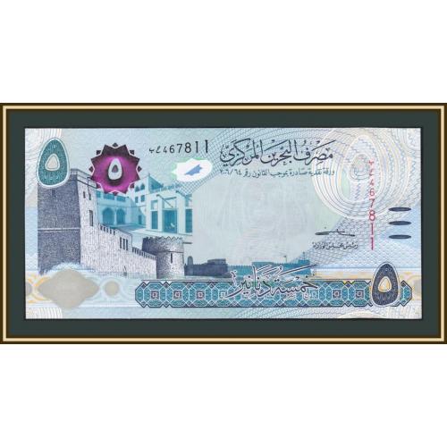 Бахрейн 5 динаров 2023 P-32 (32c) UNC