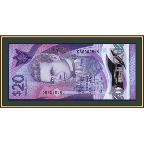 Барбадос 20 долларов 2022 P-83 UNC