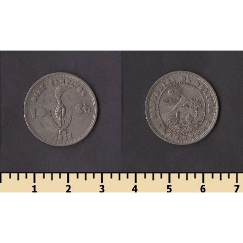 Боливия 10 сентаво 1937