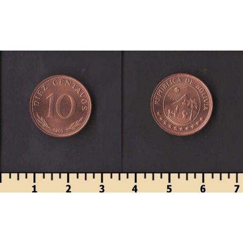 Боливия 10 сентаво 1965