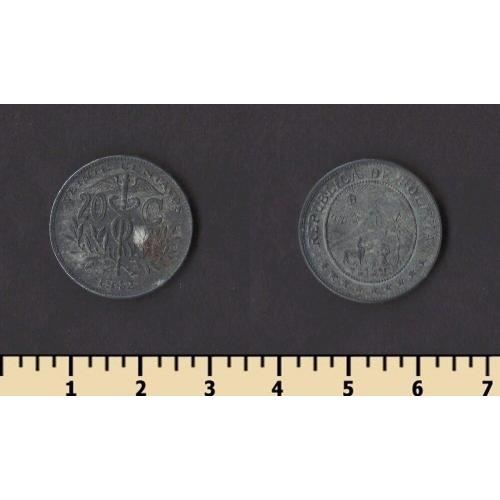 Боливия 20 сентаво 1942