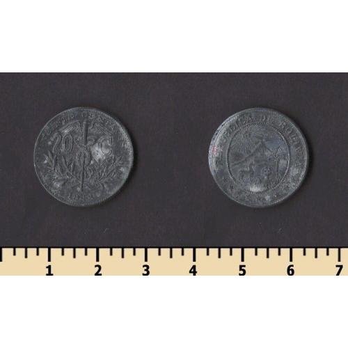 Боливия 20 сентаво 1942