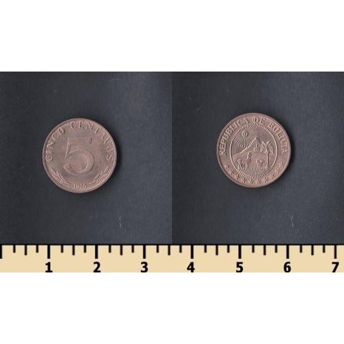 БОЛИВИЯ 5 СЕНТАВО 1965