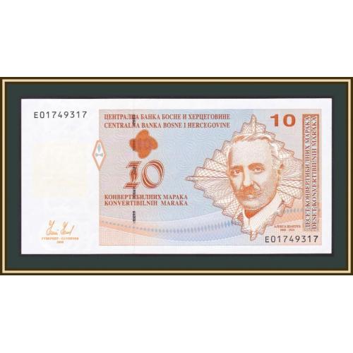 Босния и Герцеговина 10 марок 2008 P-73 (73a) UNC