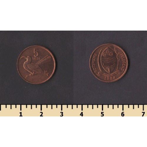 Ботсвана 5 тхебе 1984