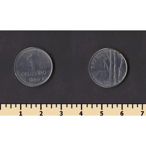 Бразилия 1 крузейро 1980