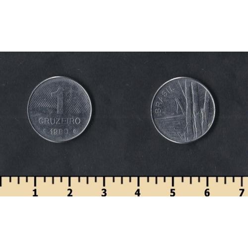 Бразилия 1 крузейро 1980