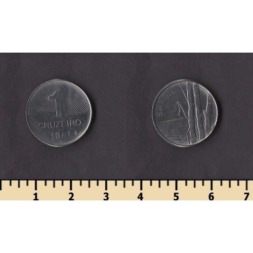 Бразилия 1 крузейро 1981