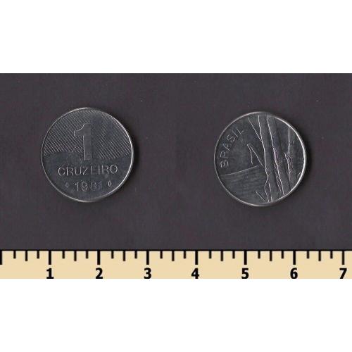 Бразилия 1 крузейро 1981