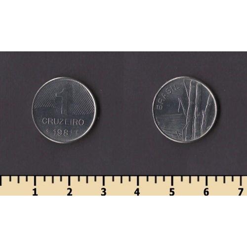 Бразилия 1 крузейро 1981