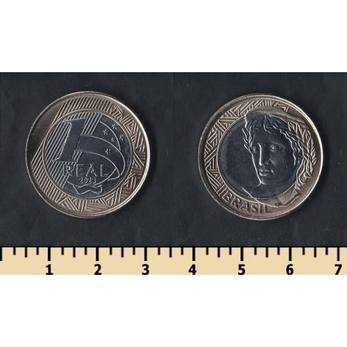 Бразилия 1 реал 2023