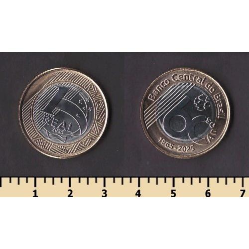 Бразилия 1 реал 2025