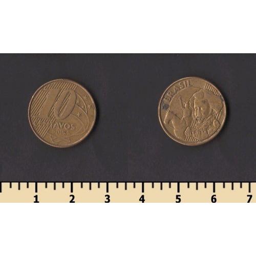 Бразилия 10 сентаво 2003