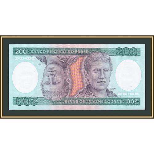 Бразилия 200 крузейро 1984 P-199 (199b) UNC