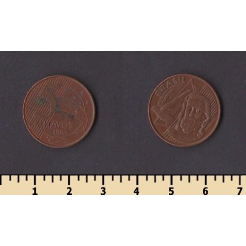 Бразилия 5 сентаво 2005