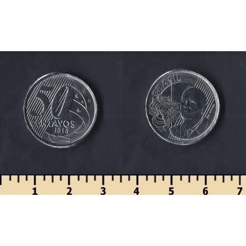 Бразилия 50 сентаво 2016