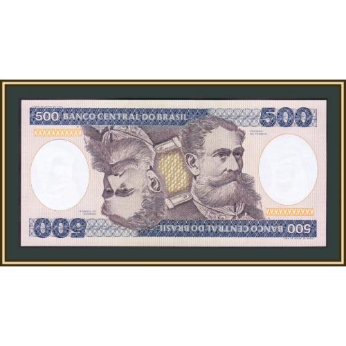Бразилия 500 крузейро 1985 P-200 (200b) UNC