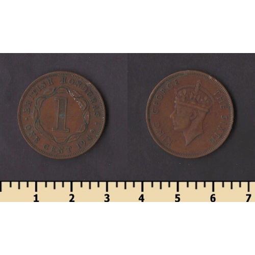 Британский Гондурас 1 цент 1949