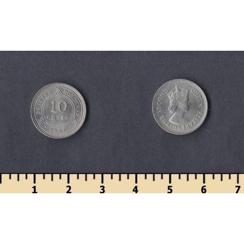 Британский Гондурас 10 центов 1965