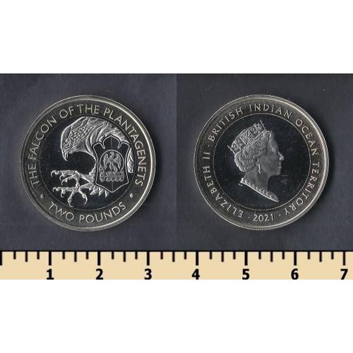 Британский Индийский океан 2 фунта 2021