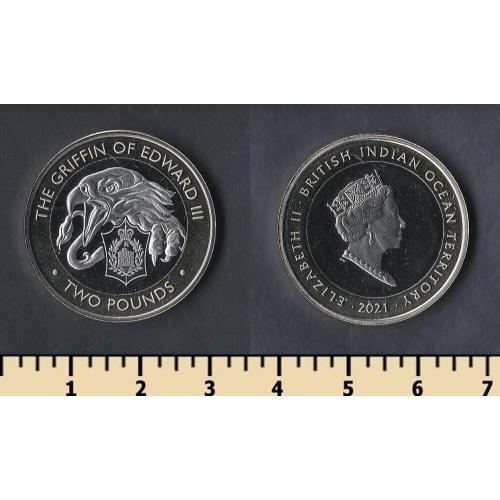 Британский Индийский океан 2 фунта 2021