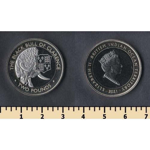 Британский Индийский океан 2 фунта 2021