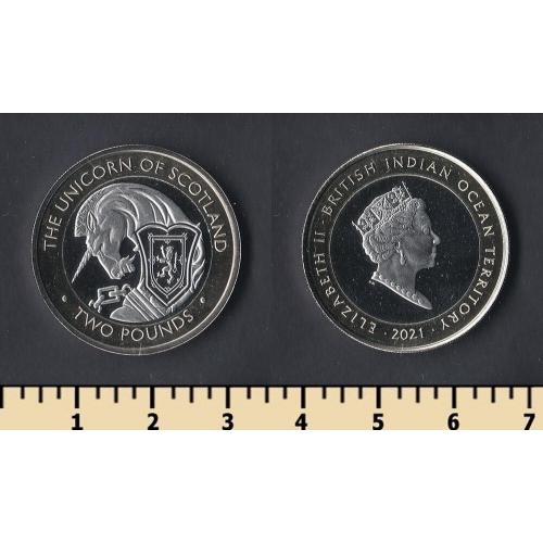 Британский Индийский океан 2 фунта 2021